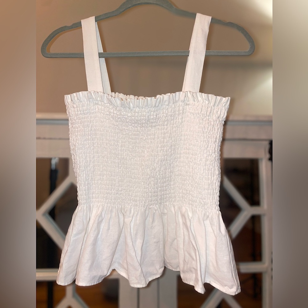 Socialite Smocked Peplum Top